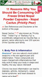 Mobile Screenshot of nopalpowdercapsules.net